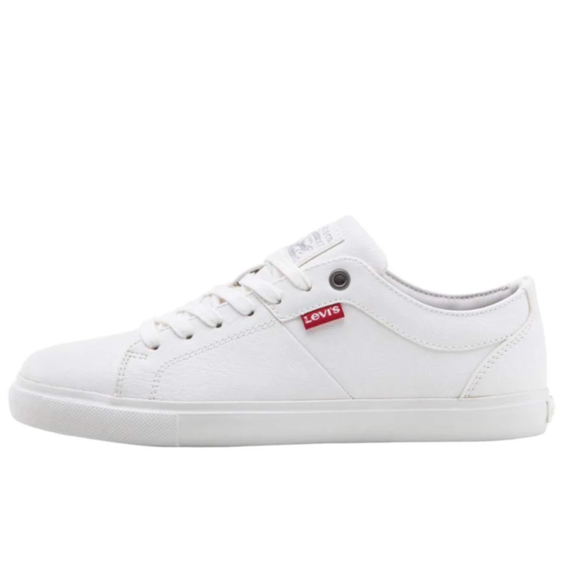 Levi's Women's Woods W Trainers, White (Shoes 50), 7 UK