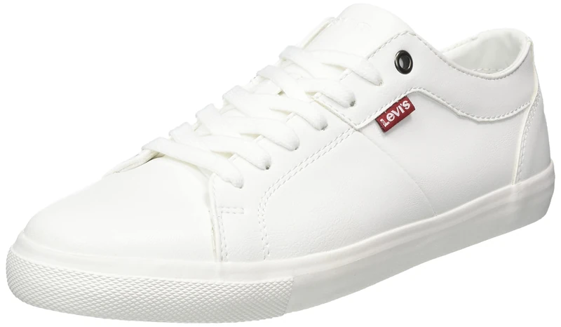 Levi's Women’s Woods W Trainers,White Shoes 50,4 UK - Image 1