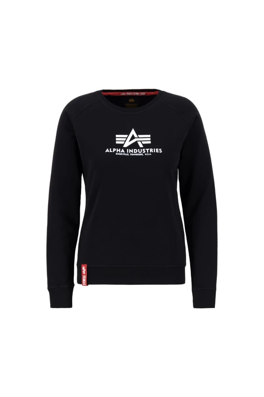Alpha Industries New Basic Sweater Sweatshirt for Ladies Black