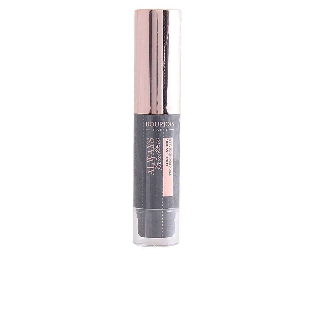 Bourjois Always Fabulous 24 Hour 2-in-1 Foundation and Concealer Stick with Blender, 110 Light Vanilla