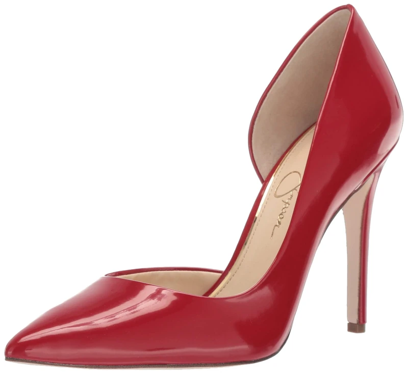 Jessica Simpson Women's Prizma D'Orsay Pump, Red Muse, 7.5 UK