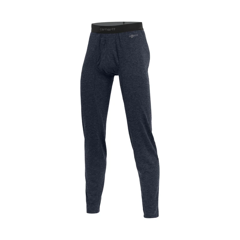 Carhartt Men's Base Force Heavyweight Polyester-Wool Bottom Layer, Navy Heather, XL Tall