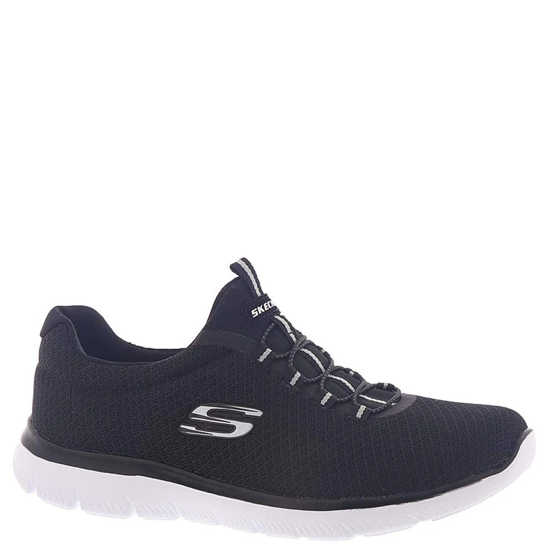 Skechers Women's Summits 12980W Wide Trainers - Black/White