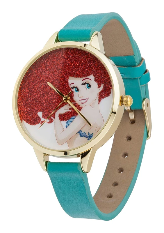 Joy Toy Girls Quartz Analog Watch with Painted Leather Strap 62192
