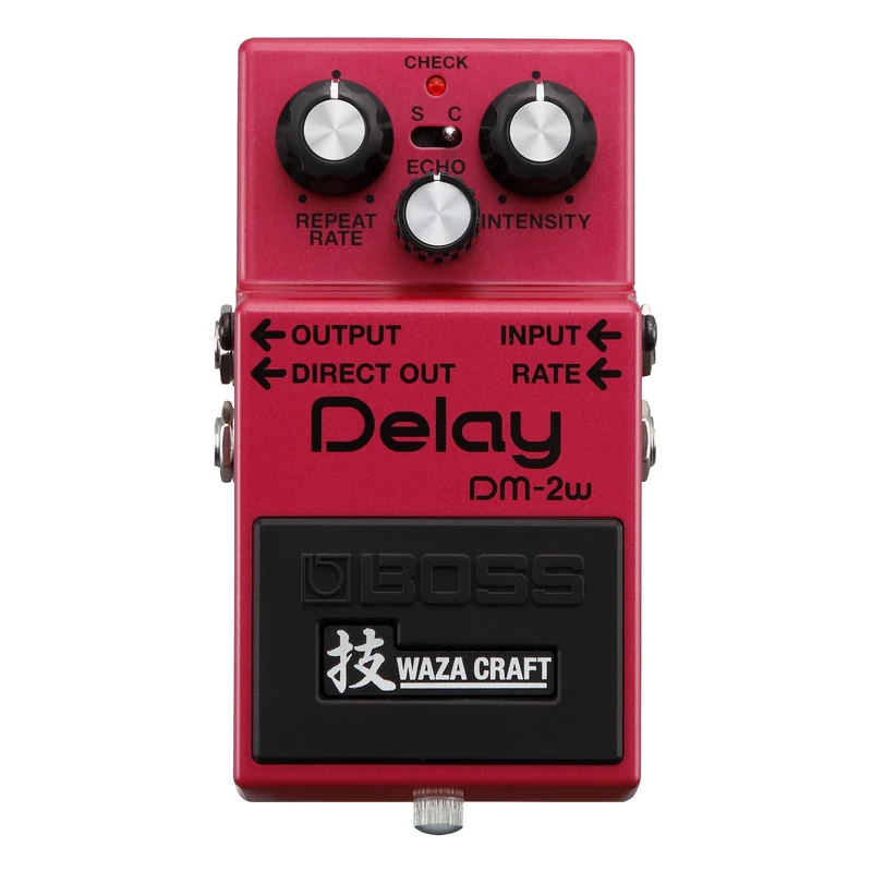 BOSS DM-2W Delay | Premium Waza Craft Guitar Effect Pedal with Analog Circuitry | True Reproduction of the Vintage BOSS DM-2 Delay | Standard & Custom Playing Modes | 5-Year Warranty