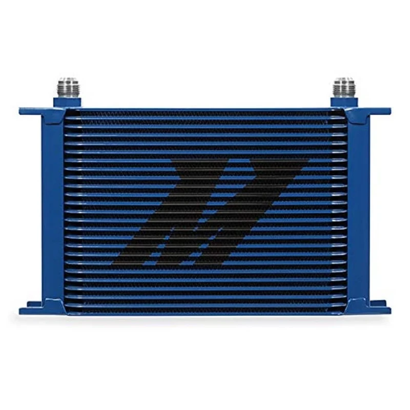 Mishimoto MMOC-25BL Universal 25 Row Oil Cooler, Blue