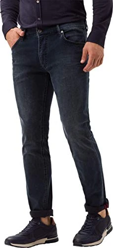 BRAX Men's Style Chuck Five-Pocket Highly Elastic Hi-Flex Denim Jeans - Grey - 31 W/30 L