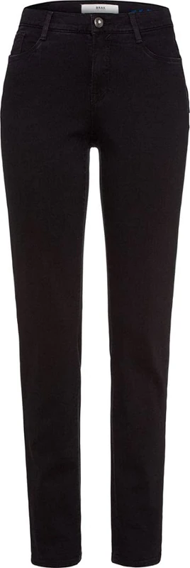 BRAX Women's Mary Blue Planet Five Pocket Slim Fit Sportiv Jeans, Clean Black 2, 48W/48L