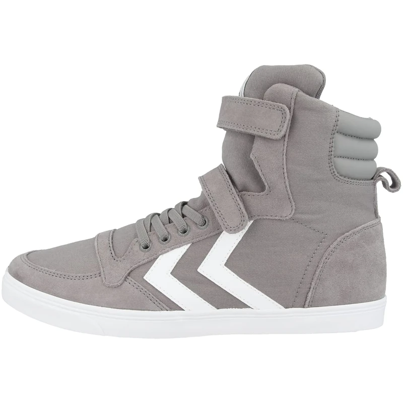 Hummel Unisex Kid's Slimmer Stadil High Jr Hi-Top Trainers, Grey (Frost Grey 2094), 9 UK
