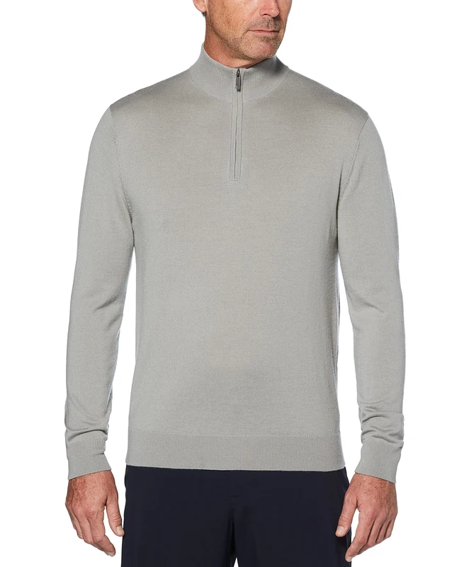 Callaway Performance Long Sleeve Quarter Zip Merino Wool Sweater, Griffin, X-Large