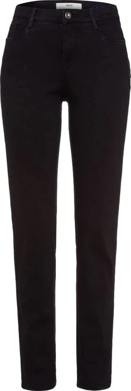 BRAX Women's Mary Blue Planet Five Pocket Slim Fit Sportiv Slim Jeans Not Applicable, Black (Clean Black 2), 10 (Manufacturer Size: 36)
