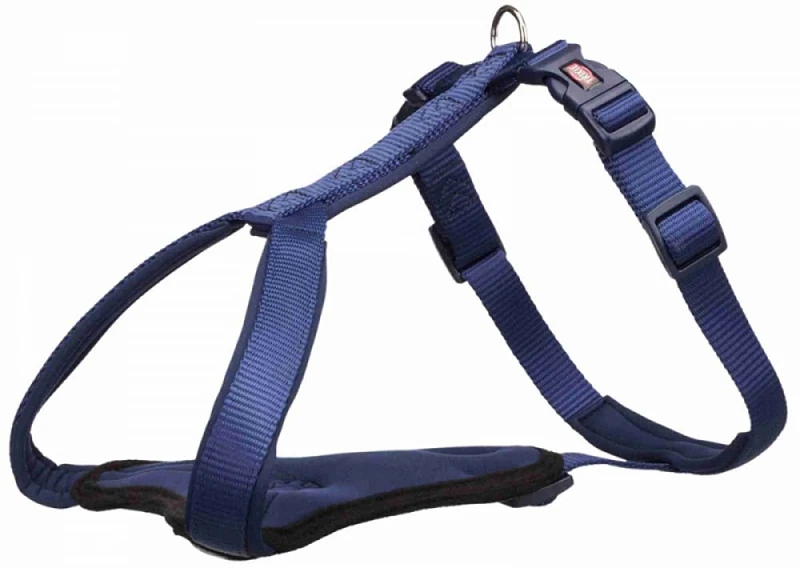 Trixie 1998813 Premium Y-Harness, L-XL: 80-95 cm/25 mm, Indigo L