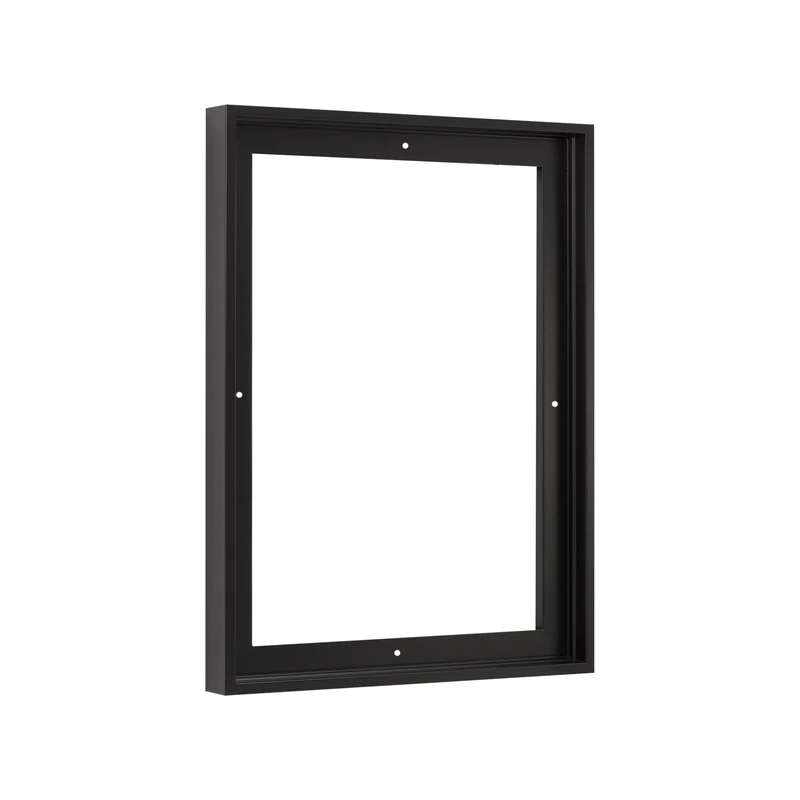 Pixy Canvas Floater Frame 16x24 for 3/4 (0.75) inch Deep Canvas Paintings/Canvas Prints/Wood Canvas Panels/Wall Art/Wall Decor/Home Decor/Artwork (Black, 16 x 24 inch, Portrait)