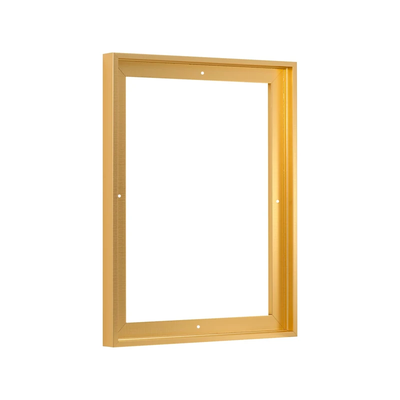 Pixy Canvas Floater Frame 20x24 for 3/4 (0.75) inch Deep Canvas Paintings/Canvas Prints/Wood Canvas Panels/Wall Art/Wall Decor/Home Decor/Artwork (Brass Gold, 20 x 24 inch, Portrait)