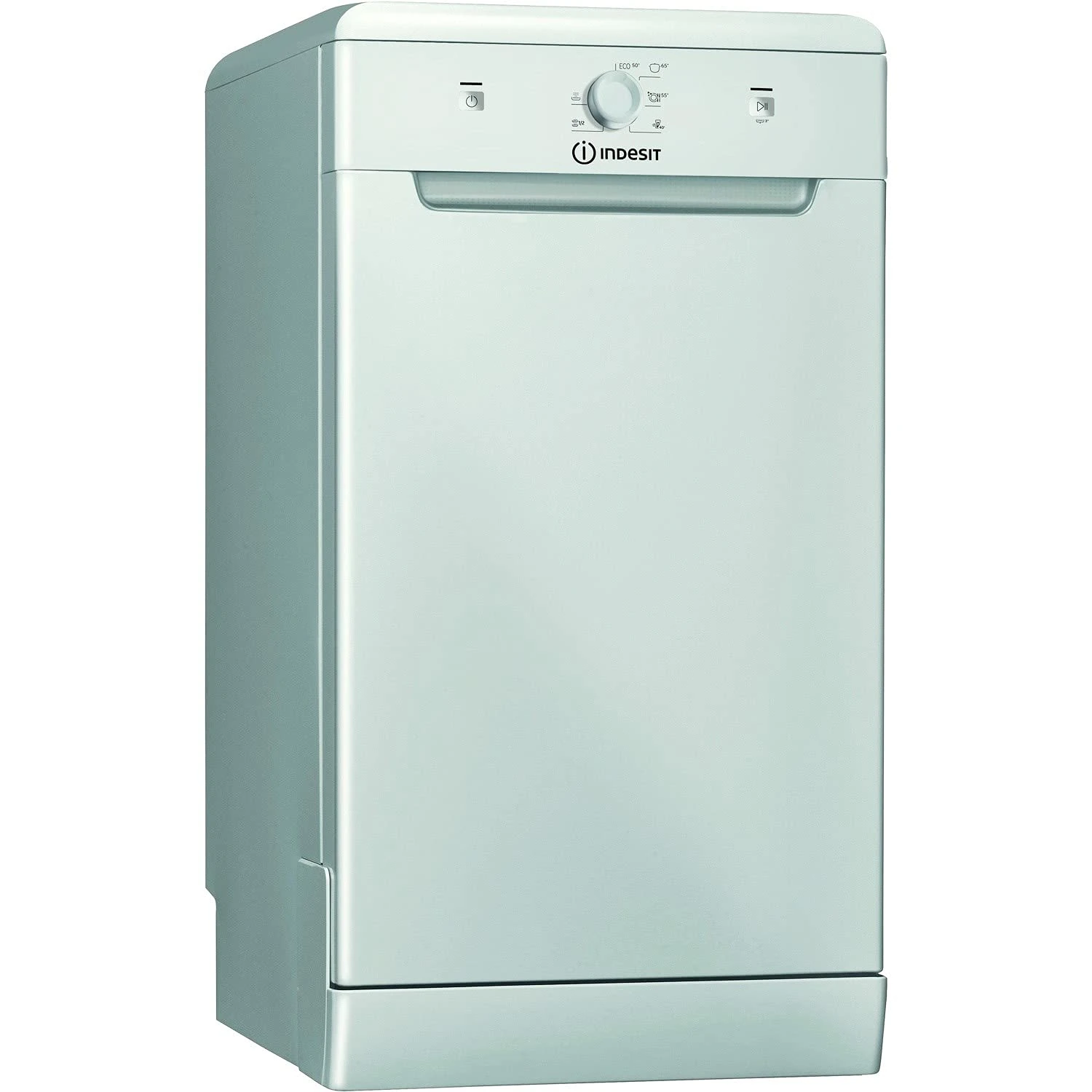 Indesit DSFE1B10SUKN 10 Place Slimline Freestanding Dishwasher - Silver