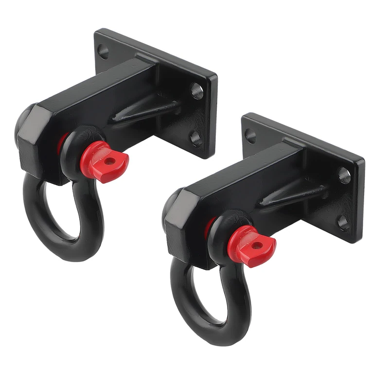 Pair Front Tow Hooks for DODGE RAM 2500/3500 2010-2017 Heavy Duty