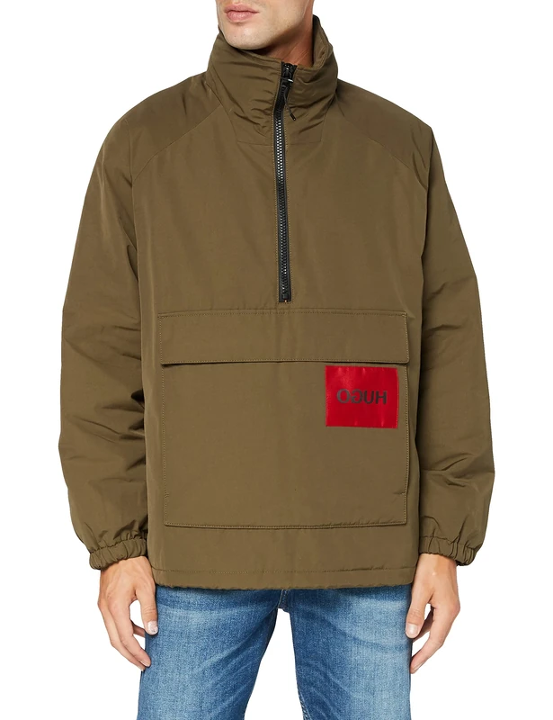 Hugo Men's Bentrio1941 Jacket, Green (Dark Green), Large