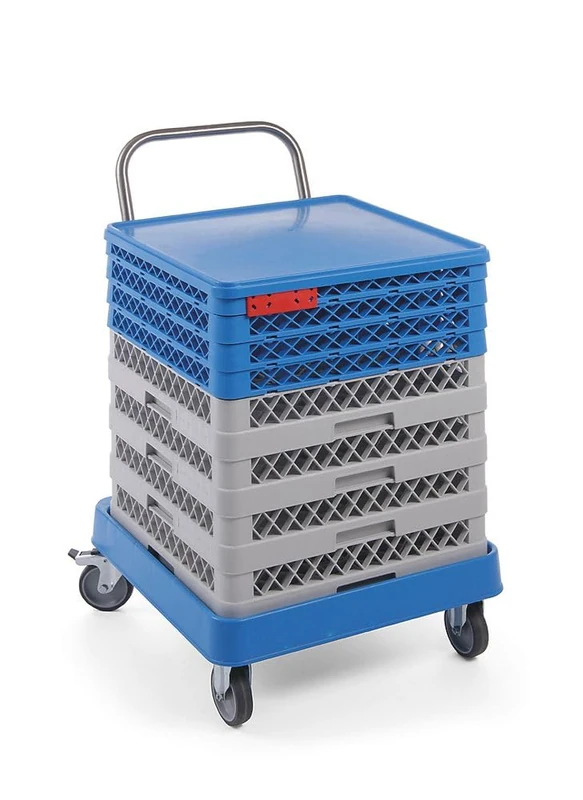 HENDI Trolley for dishwasher racks with handle, 575x545x(H)920 mm