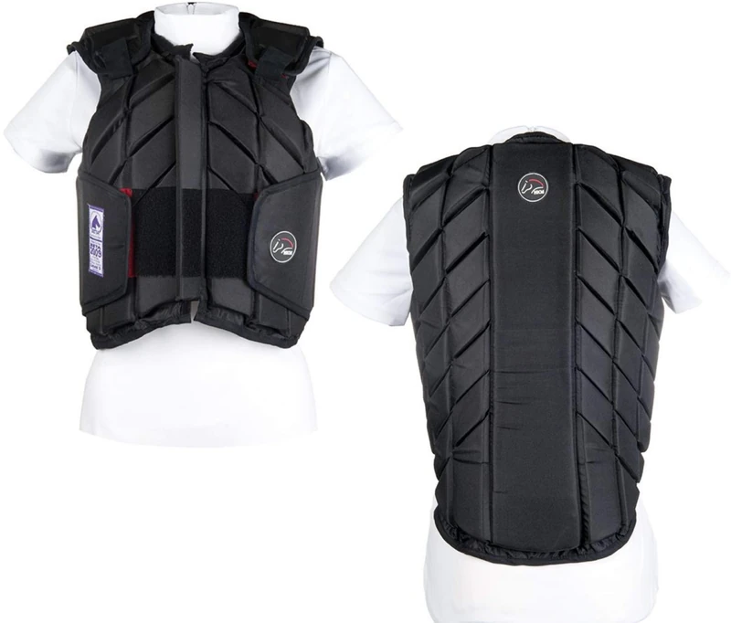 Hkm - Gilet de Protection -Easy fit Enfants XS, 9100 Noir
