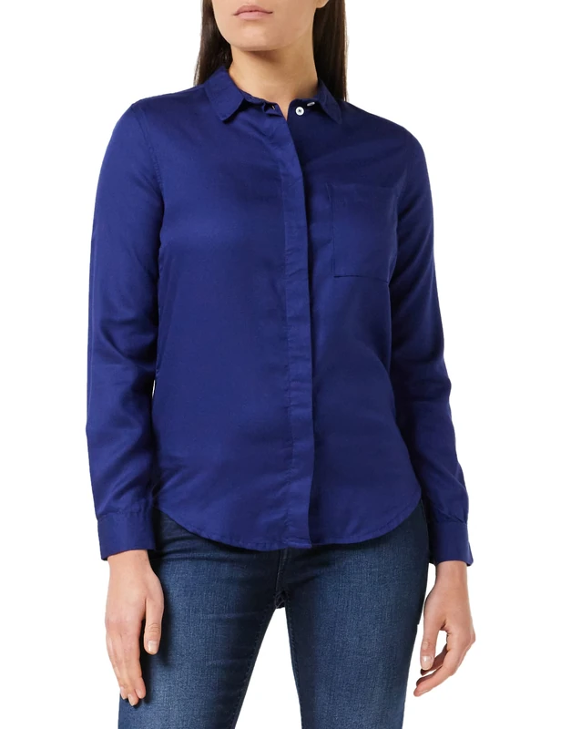 Kings of Indigo Women's Taja Shirt, Blue (Blue Print 8111), XS