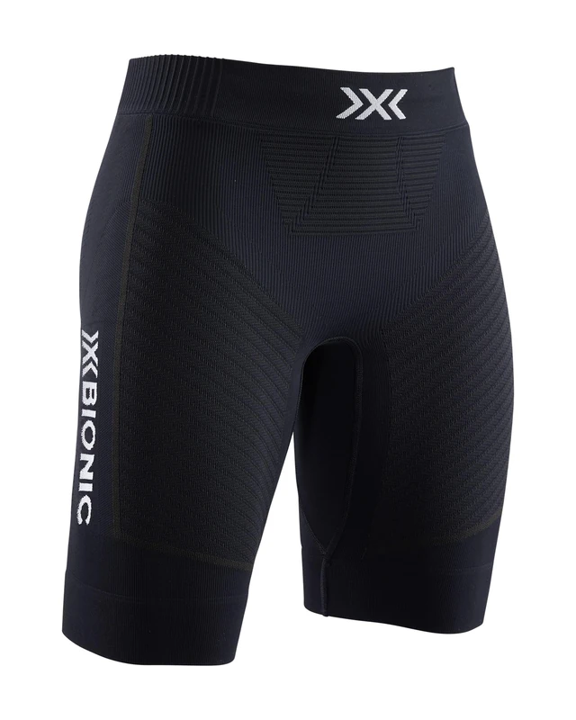 X-BIONIC Women Invent 4.0 Run Speed Shorts - Opal Black/Arctic White, X-Small