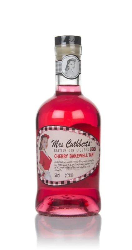 Mrs Cuthbert's Cherry Bakewell British Gin Liqueur, 50cl
