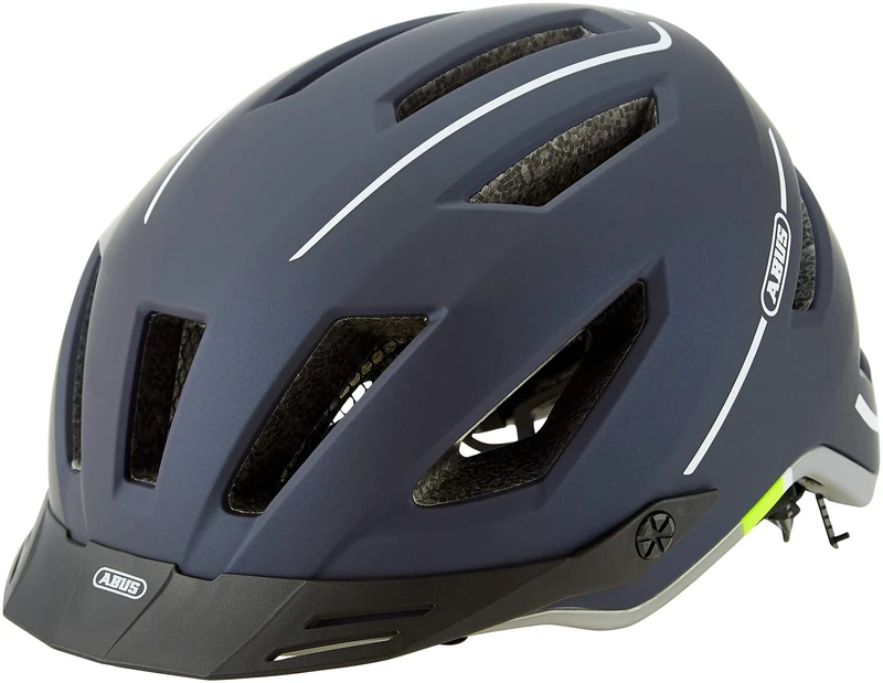 ABUS city helmet Pedelec 2.0 - bicycle helmet with rear light and rain cover - for city traffic - for men and women