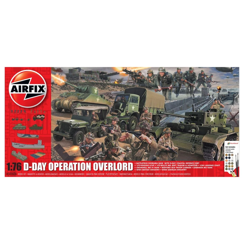 Airfix D-Day Operation Overlord 1/72 Scale Diorama Model Kit