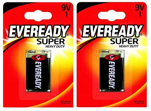 2 x Eveready 9V Battery
