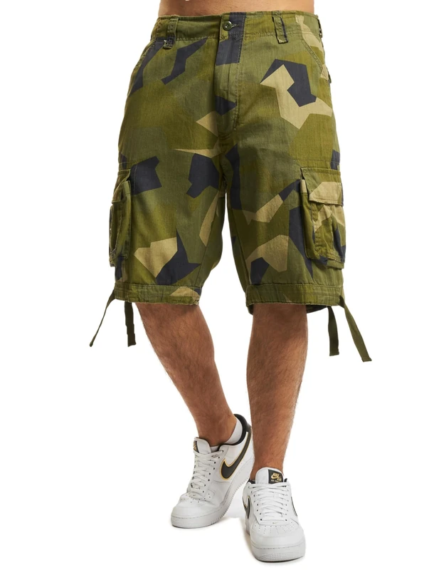 Brandit Herren Urban Legend Shorts Cargos, Swedish Camo M90, L