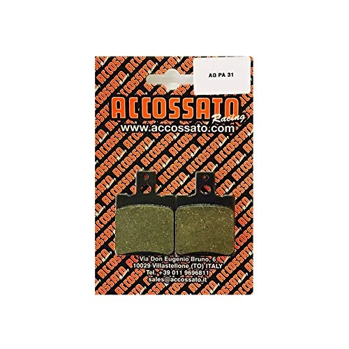 Accossato AGPA107ST-P2416 Brake Pad, Black, One Size