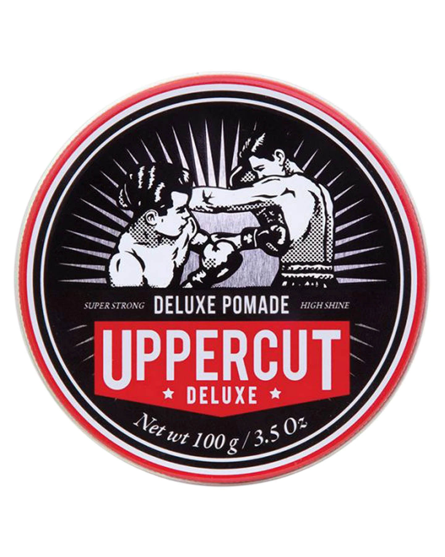 Uppercut Deluxe, Deluxe Pomade, Professional Water Based Pomade to Create Timeless and Classic Looks, Strong Hold and High Shine 100g