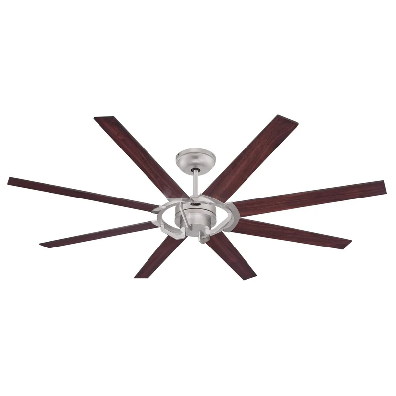 72173 Stoneford 172 cm Nickel Luster Indoor DC Motor Ceiling Fan, Remote Control Included