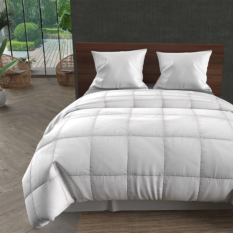 Soleil d'ocre Double, Polyester, White, 220 x 240 cm