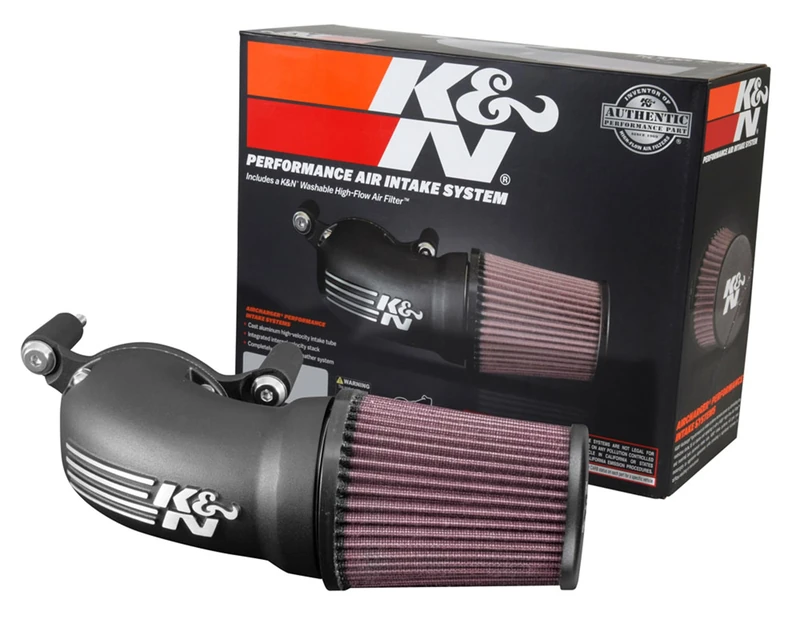 K&N Cold Air Intake System: High-Flow Air Filter, Increase Performance & Acceleration: Compatible with 2001-2017 Harley Davidson: (See Product Descriptions for Select Models), 57-1137