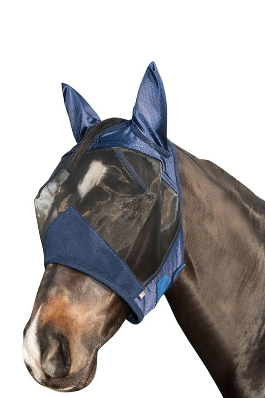 HKM High Professional Anti-fly mask Black S