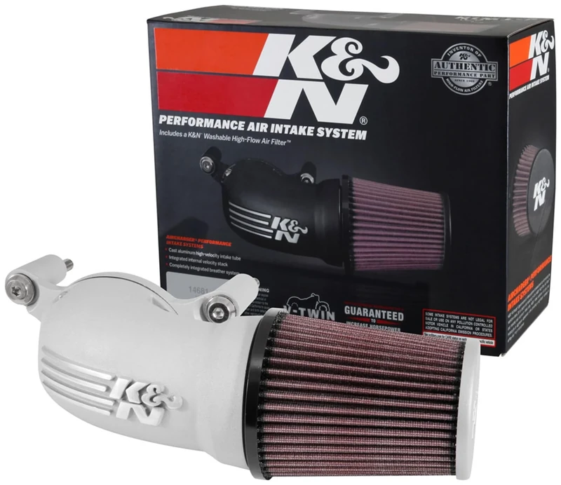 K&N Cold Air Intake System: High-Flow Air Filter, Increase Performance & Acceleration: Compatible with 2001-2017 Harley Davidson: (See Product Descriptions for Select Models), 57-1137S