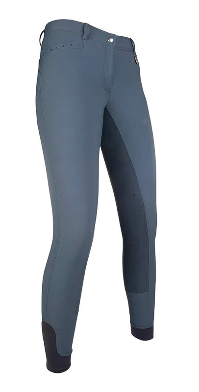 HKM SPORTS EQUIPMENT Pam Horse Unisex Riding Trousers 3/4 Alos Trim, Unisex_Adult, Trouser, HKM 4057052342462, graphitegray, 44 (EU)