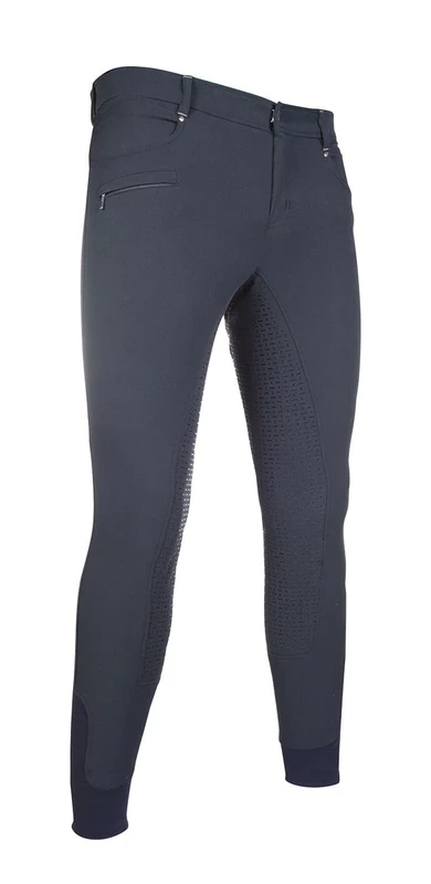 HKM SPORTS EQUIPMENT Unisex Men's Riding Breeches - San Lorenzo - Silicone Full Seat 9602, Unisex_Adult, Trouser, HKM 4057052338144, Graphite, 48 (EU) - Image 1