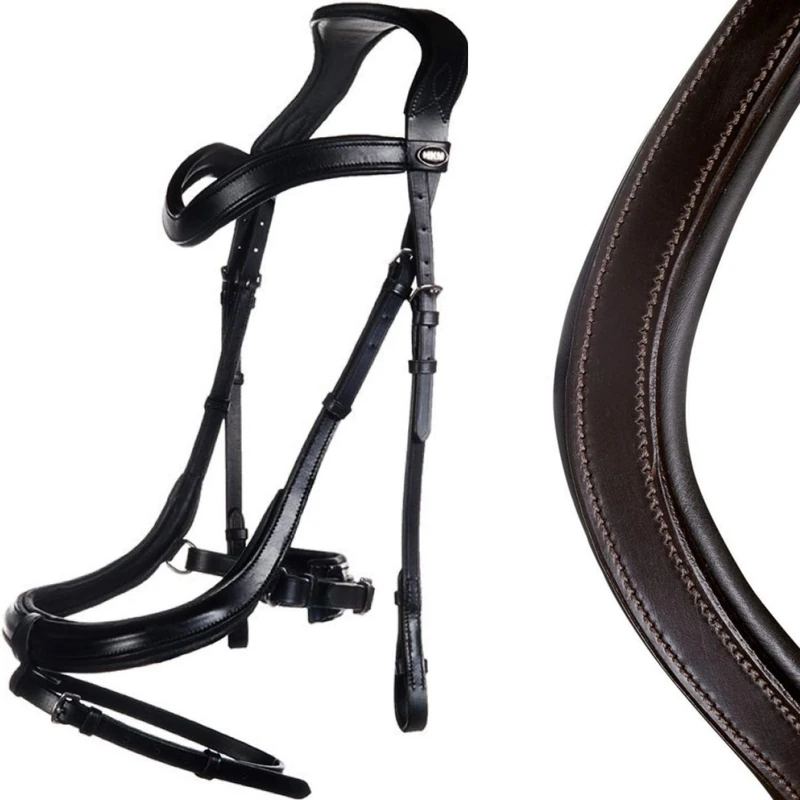 HKM Anatomic Snaffle Black Warmblood - Image 1