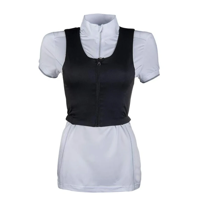 HKM Softec back protector, black, ML 150 cm - 170 cm height.