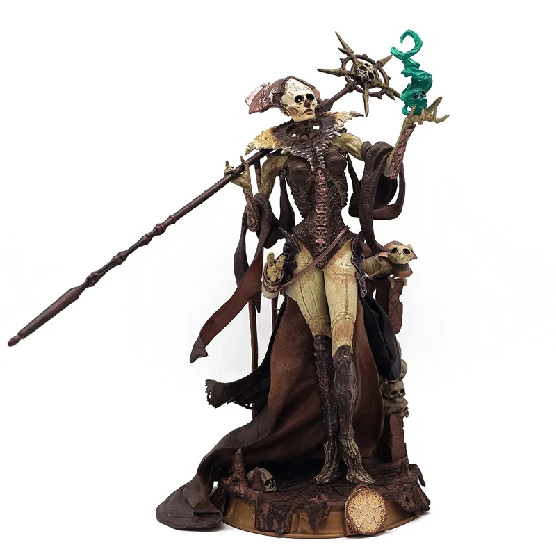 PureArts Court Of The Dead Xiall Figurine, 1/8 Scale, PVC Sculpting and Painting, Xiall: Osteomancer's Vision