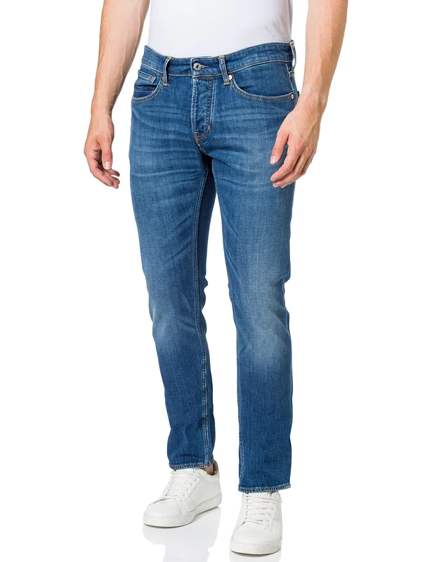 Kings of Indigo Men's Ryan Slim Jeans Not Applicable, Blue (Mid Indigo 4013), W28/L34 (Manufacturer Size: 28/34)