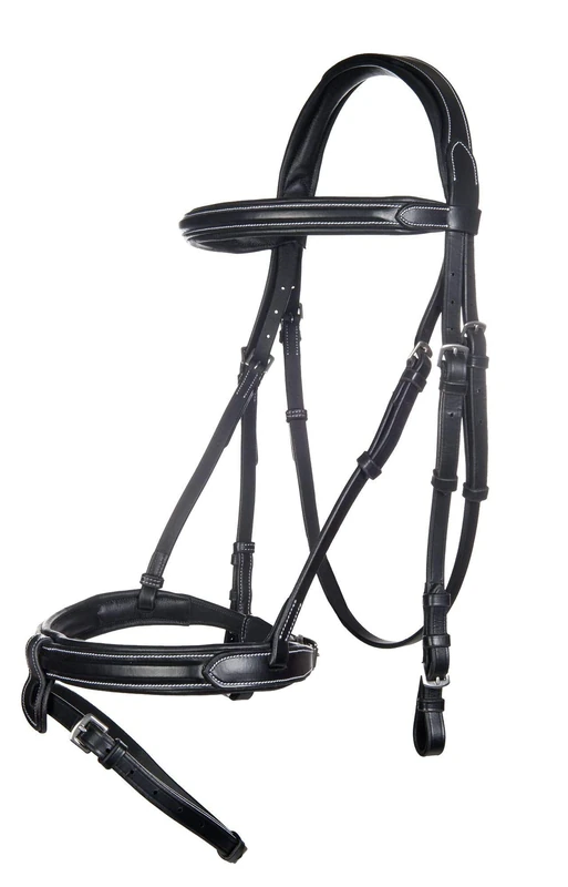 Hkm Hkm 4057052365591 Horse Bridle - Charlotte with Gelp. Version 22400 Braunpony