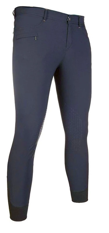 Hkm Men's Herren-reithose-San Lorenzo-Silikon-kniebesatz9602 Trouser, 9602 Graphite, 12 UK - Image 1