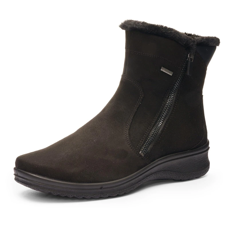 ara Women's München 1248501 Snow Boots, Schwarz, 3.5 UK - Image 1