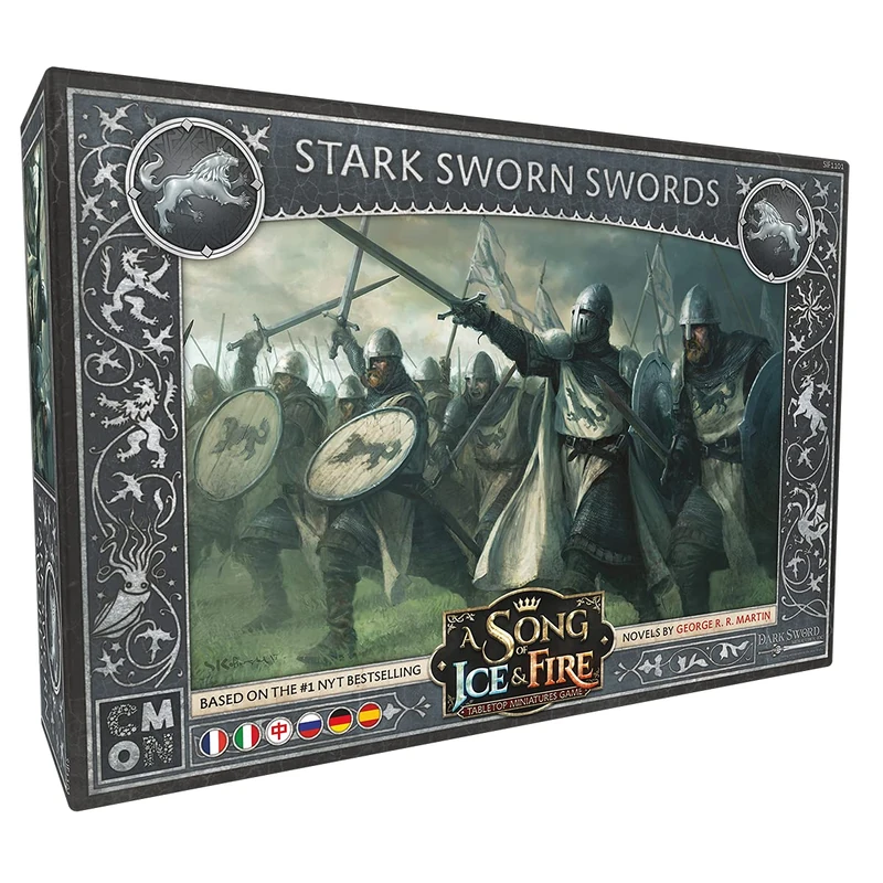 CMON, A Song of Ice & Fire - Swords of House Stark, Expansion, Tabletop, 2 Players, Ages 14+, 45+ Minutes, German, Multilingual - Image 1