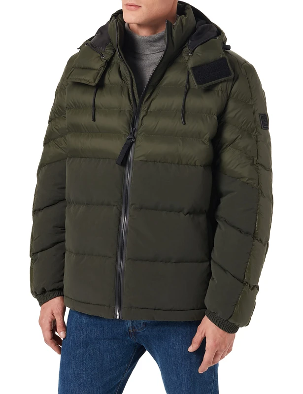 BOSS Casual Men's Odoter Jacket, Black (Black 001), XX-Large (Manufacturer Size: 56)