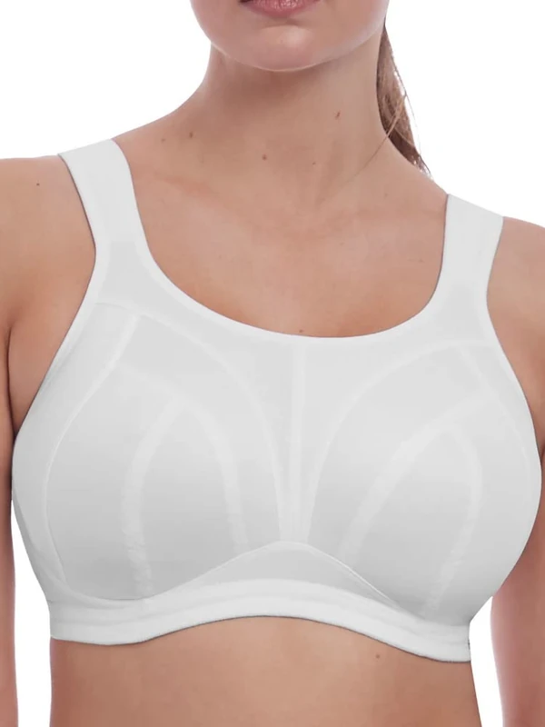 Freya Women's Dynamic Wireless Sports Bra, Opaque, White, 30H US