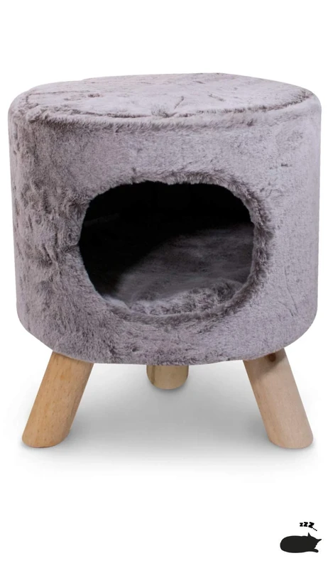 PetRebels Cat tree Kings & Queens Victoria de Luxe 45 ice-grey